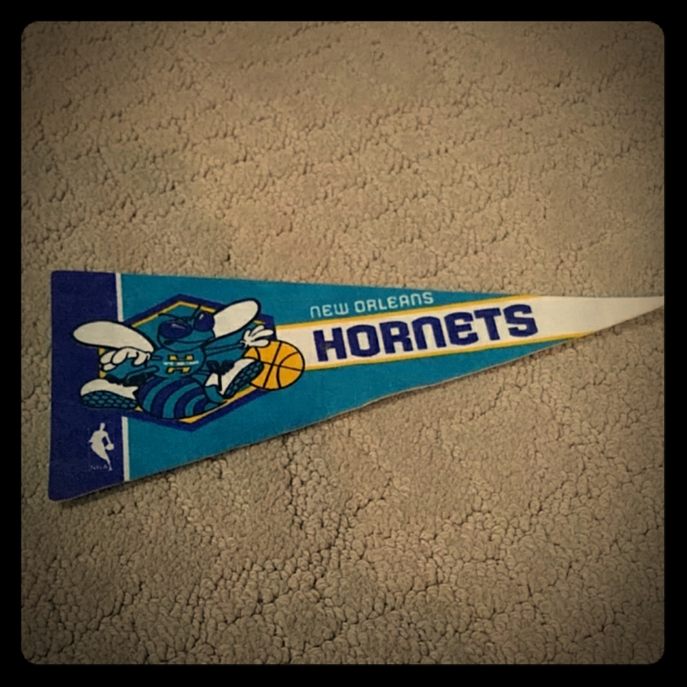 New Orleans Hornets NBA pennant 4" X 9" inch